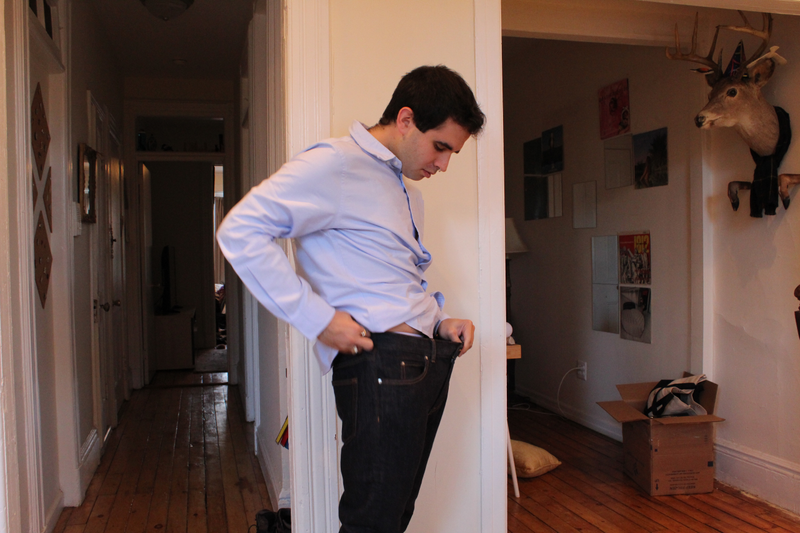 The pants are too big
